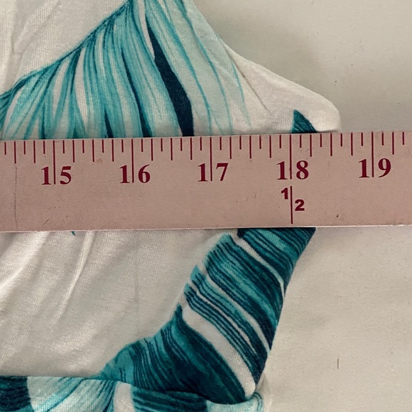 Charter Club Sleeveless Maxi dress with Tropical Palm Print - Picture 4 of 10